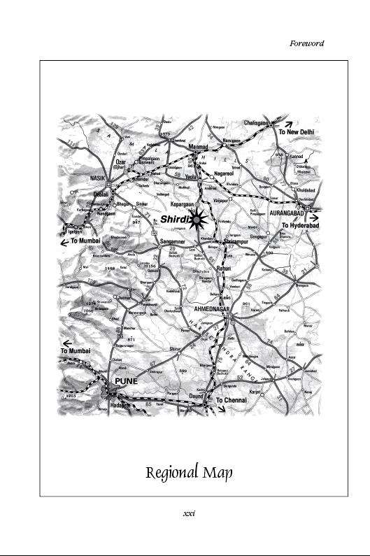 Shirdi Guide - Regional Map
